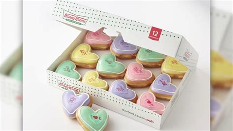 I received these courtesy of krispy kreme. Krispy Kreme offering 'conversation doughnuts' for Valentine's Day - 6abc Philadelphia