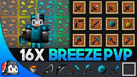 Breeze 16x Mcpe Pvp Texture Pack Fps Friendly Youtube