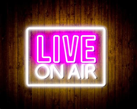Live On Air Neon Sign Br