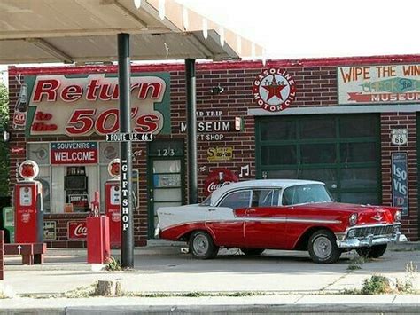 Pin By Thewalkingdead Pk On Retro 50s 60s Gas Station Old Gas