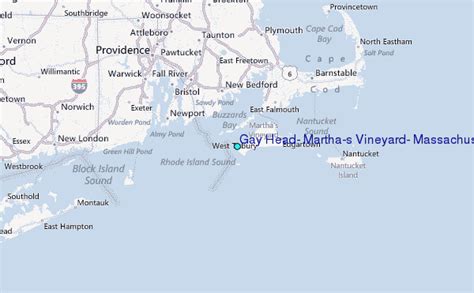 Gay Head Marthas Vineyard Massachusetts Tide Station Location Guide