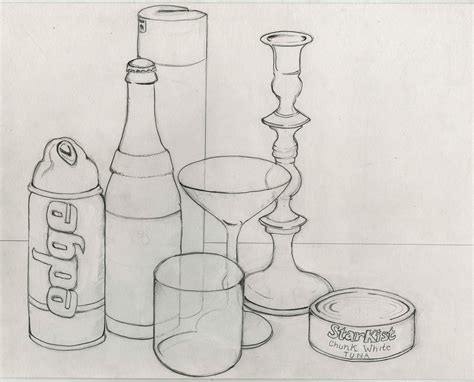 Check Out This Behance Project Contour Ellipse Still Life Drawing