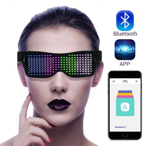 Magic Bluetooth Led Party Glasses With App Control New Tech Store