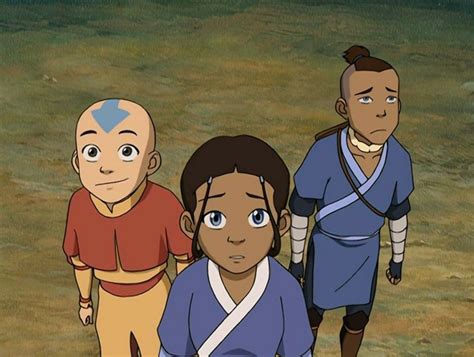 Aang Katara And Sokka Screenshot The Last Airbender Characters