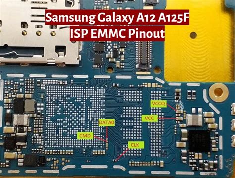 Samsung Galaxy A A F Isp Emmc Pinout Test Point Images And Photos