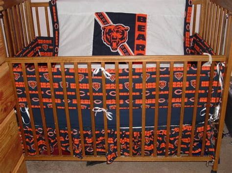 custom pc nfl chicago bears baby nursery crib set bears