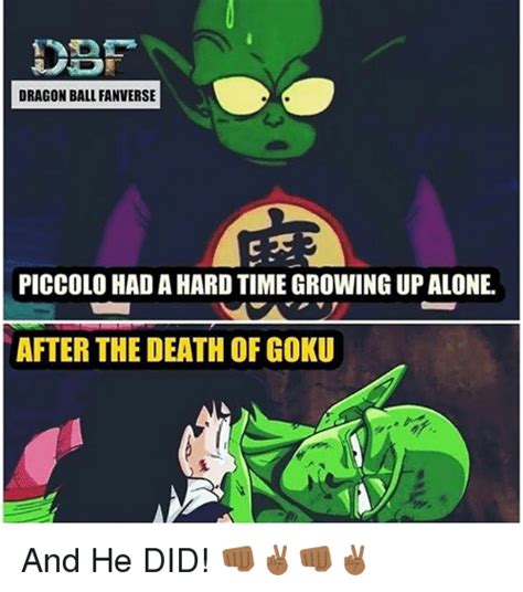 We would like to show you a description here but the site won't allow us. DRAGON BALL FANVERSE PICCOLO HAD AHARD TIME GROWINGUPALONE AFTER THE DEATH OF GOKU and He DID! 👊 ...
