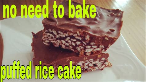 Puffed Rice Cakebest Desert Youtube