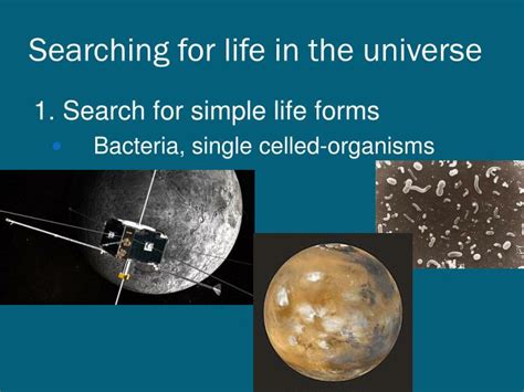 Ppt Searching For Life In The Universe Powerpoint Presentation Id