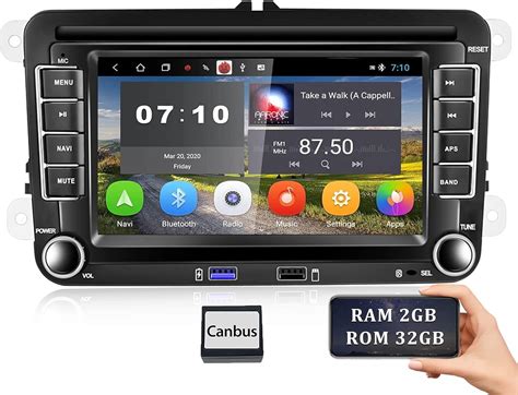 G G Camecho Android Bilradio Med Navi F R Vw Golf Golf Skoda Seat Radio Din