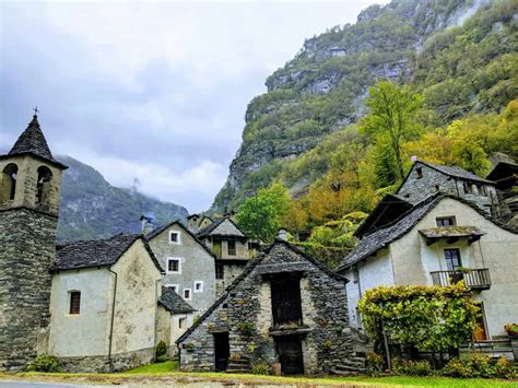 The Scenic Village Of Foroglio Switzerland Touring Switzerland