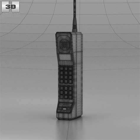 Motorola Dynatac 8000x Modello 3d Elettronica On