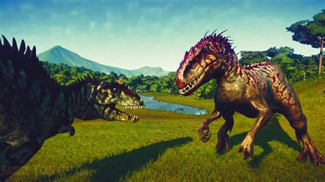 Giganotosaurus Or Indominus Who Would Win New Battle Hd Unofficial Teaser Youtube