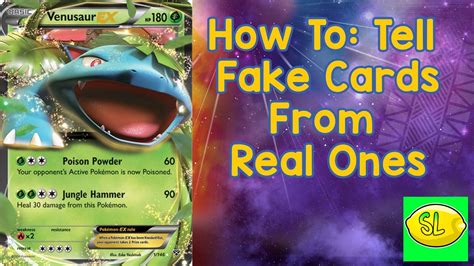 Fake pokemon cards usually have an external plastic film that you can't find on the original cards. How To: Spot Fake Pokemon Cards - YouTube