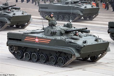 Russian Ground Forces Bmp 3 At The Victory Day Parade In