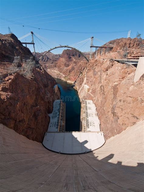 Hoover Dam Bypass Bridge Stock Photo Image Of Hydroelectric 16423032