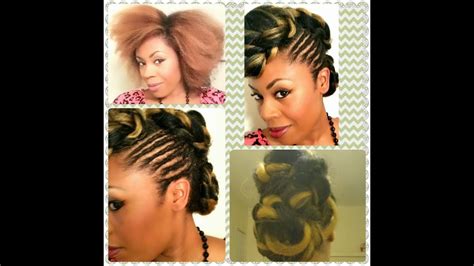 One of its other features is its natural appearance like that of human hair. Natural Hair Updo Kanekalon Braiding Hair Protective Style ...