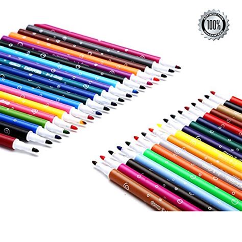 buy imustech watercolor pens 36 colors set fine flexible tip multi coloring pens sketch