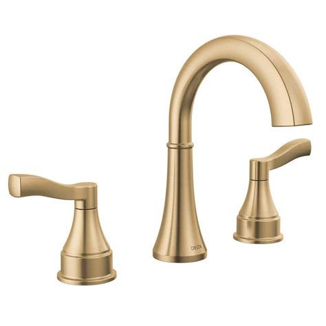 Reviews For Delta Faryn Gold In Widespread Double Handle Bathroom Faucet In Champagne Bronze