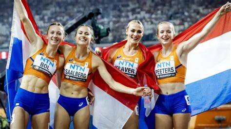 Nederland Pakt Goud Op 4x400 Meter Estafette Na Geniale Eindsprint