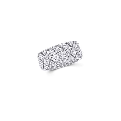Discover our Snowfall Double Row Ring in Diamond from the Snowfall Collection at Graff; a ...