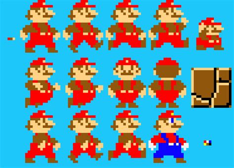 Super Mario Smb Costom Super Mario Sprites Pixel Art Maker