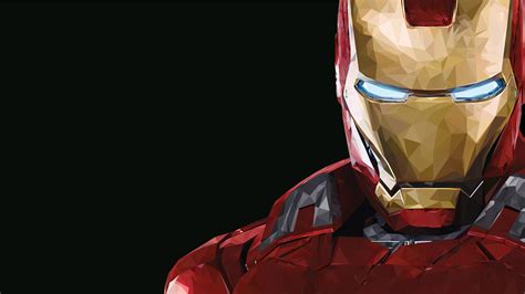 Wallpaper Anime Red Superhero Marvel Comics Iron Man Screenshot