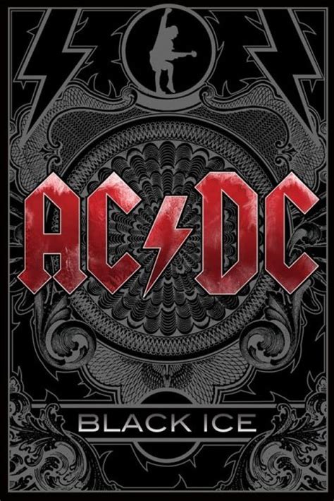 Acdc Posters Acdc Black Ice Poster Pp31634 Panic Posters