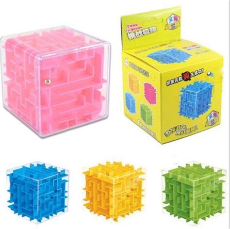 Cubo Mágico Labirinto 3d Acrilico Importado Color Pentrega