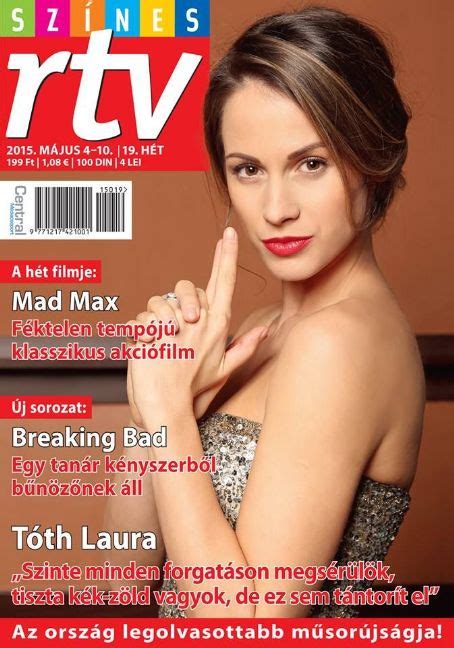 Laura Tóth I Szines Rtv Magazine 04 May 2015 Cover Photo Hungary