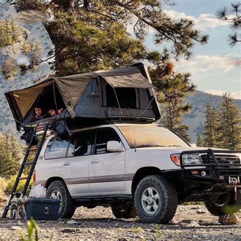 overland vehicle systems bushveld 4 person hard shell rooftop tent 18089901