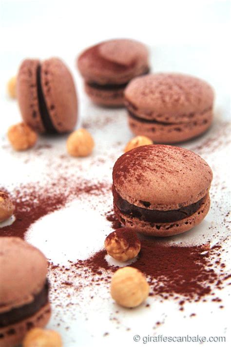 Chocolate And Hazelnut Macarons Step By Step Photo Guide Made With