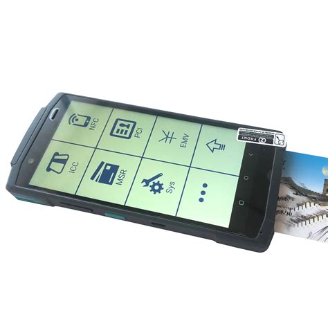 Android Handheld Pos Terminal Touch Screen Mobile Pos System With Nfc