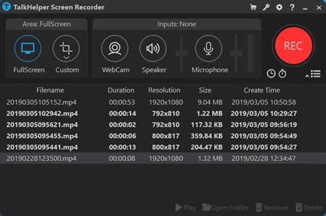 Lib Screen Recording Windows 10 App