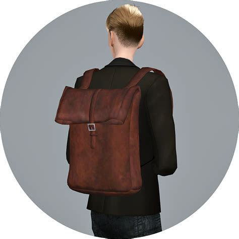 Sims4 Marigold Male Backpack Man Bag Backpack Marigold Sims 4