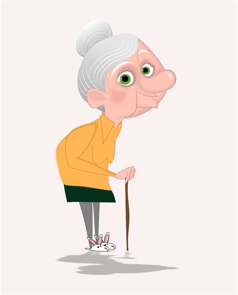 Maybe you would like to learn more about one of these? Cartoon Old Lady by kalheesi | VideoHive