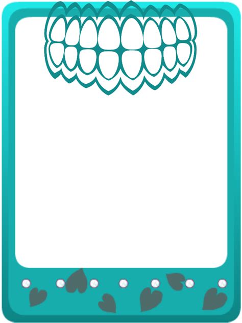 Tooth Clipart Border Tooth Border Transparent Free For Download On