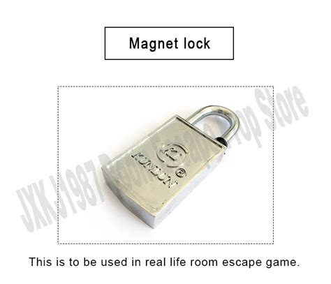 Escape Room Prop Magnet Key Lock Magnetic Lock Real Life Escape Room