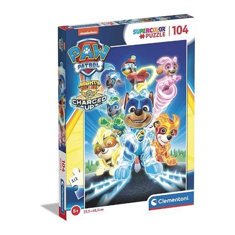 Paniate Clementoni Supercolor Puzzle Paw Patrol 104 Pezzi