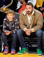 Ben Affleck & Son Samuel Bond At A Celtics Basketball Game: Photos ...
