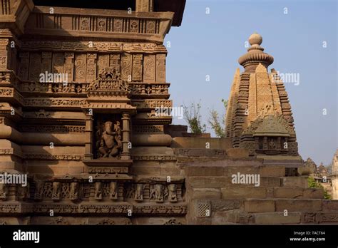 Lakshmana Temple Khajuraho Madhya Pradesh India Asia Stock Photo
