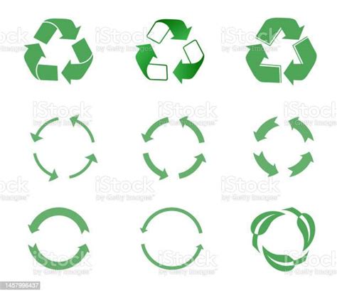 Recycler Limage De Licône Le Symbole La Banque Dimages Vecteurs Libres