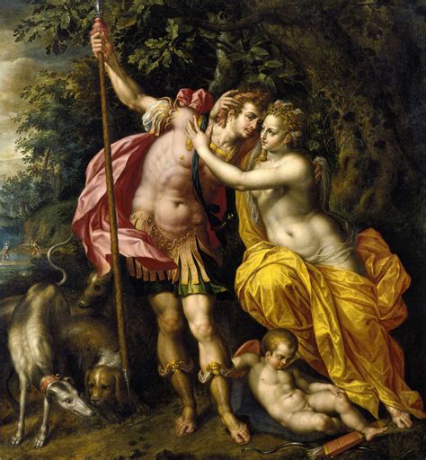 Venus And Adonis Art Painting Venus