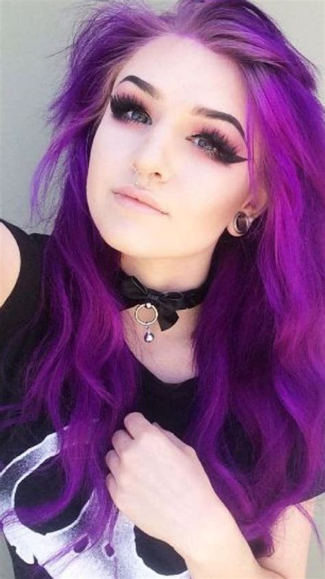 Pin By Darlyne03 On Scene Girls Dyed Hair Purple Dyed Hair Her Hair