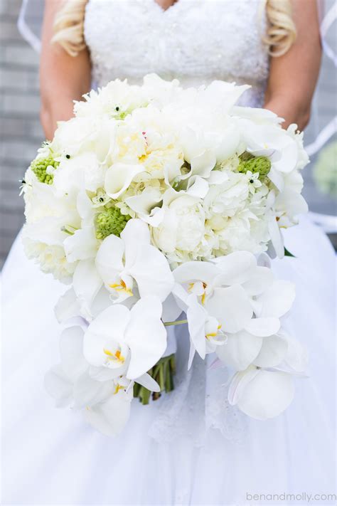 Paisley Petals White Wedding Flowers