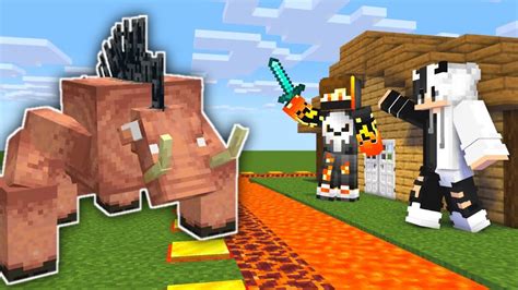 Mutant Hoglin 😱 Vs The Most Secure Minecraft Village Youtube