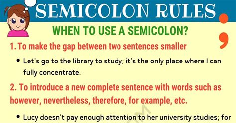 5 Ways To Use A Semicolon With Examples 2024 Atonce