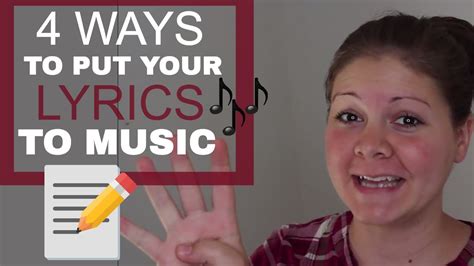 4 Ways To Put Your Lyrics To Music Songwriting Tips For Beginners