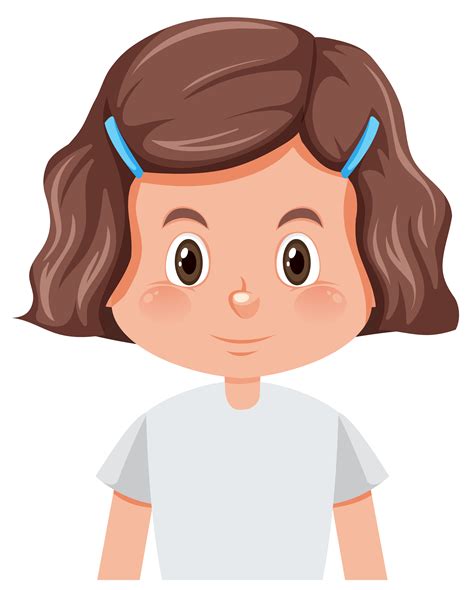 A Brunette Girl Character 292798 Vector Art At Vecteezy