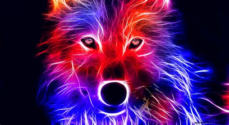 Epic Neon Wolf Wallpaper Neon Wolf Wallpapers Wallpaper Cave